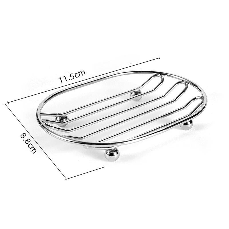 Metal Soap Dish Drainage Design Bathroom Soap Holder Shower Accessory Toilet Soap Filter Rack