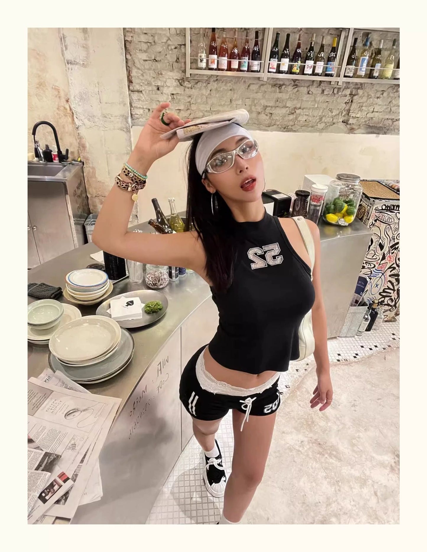 ??Sweet Cool Swimsuit Bikini Set Sporty Girl Sport Swimwear Seamless ??Sheer Sexy? Push Up Beach Resort Slim Elastic Swim Set??