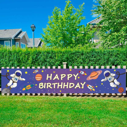 Happy Halloween Banner 250cm Long Hanging Halloween Banner with Pumpkin Terror Bloody Handprint Decor for Yard Indoor Outdoor