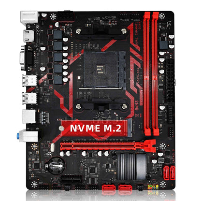 Placa-mãe ZSUS A520 AMD Ryzen 5 5600X DDR4 32GB 3200MHz Suporte M.2 NVMe Placa-mãe Micro ATX AM4 Ryzen