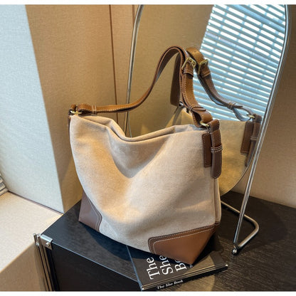 Shoulder Bags Trendy Women's Soft PU Shoulder Bags Solid Color Ladies Casual Style Spring Handbag Big Handbags Crossbody Bags