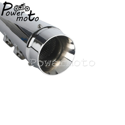 For Harley Touring Street Electra Glide Road King 2017-2023 FLHR FLHX FLTRX FLHTK Motorcycle Slip On Dual Exhaust Mufflers Pipes