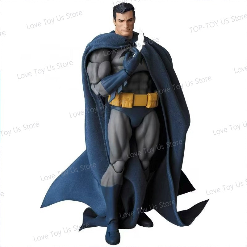 New CT Toys Batman Hush Versão Azul Mafex 105 Bat Man Versão Preta Dc Anime Action Figure Figura Modelo Estátua Presentes Brinquedos