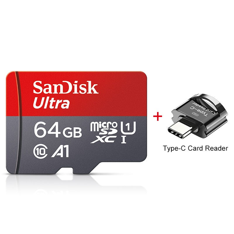 Cartão Micro SD Sandisk 100% Original 64GB Classe 10 Flash Cartão TF 64GB Cartão de Memória 64GB disco de memória para smartphone e tablet PC