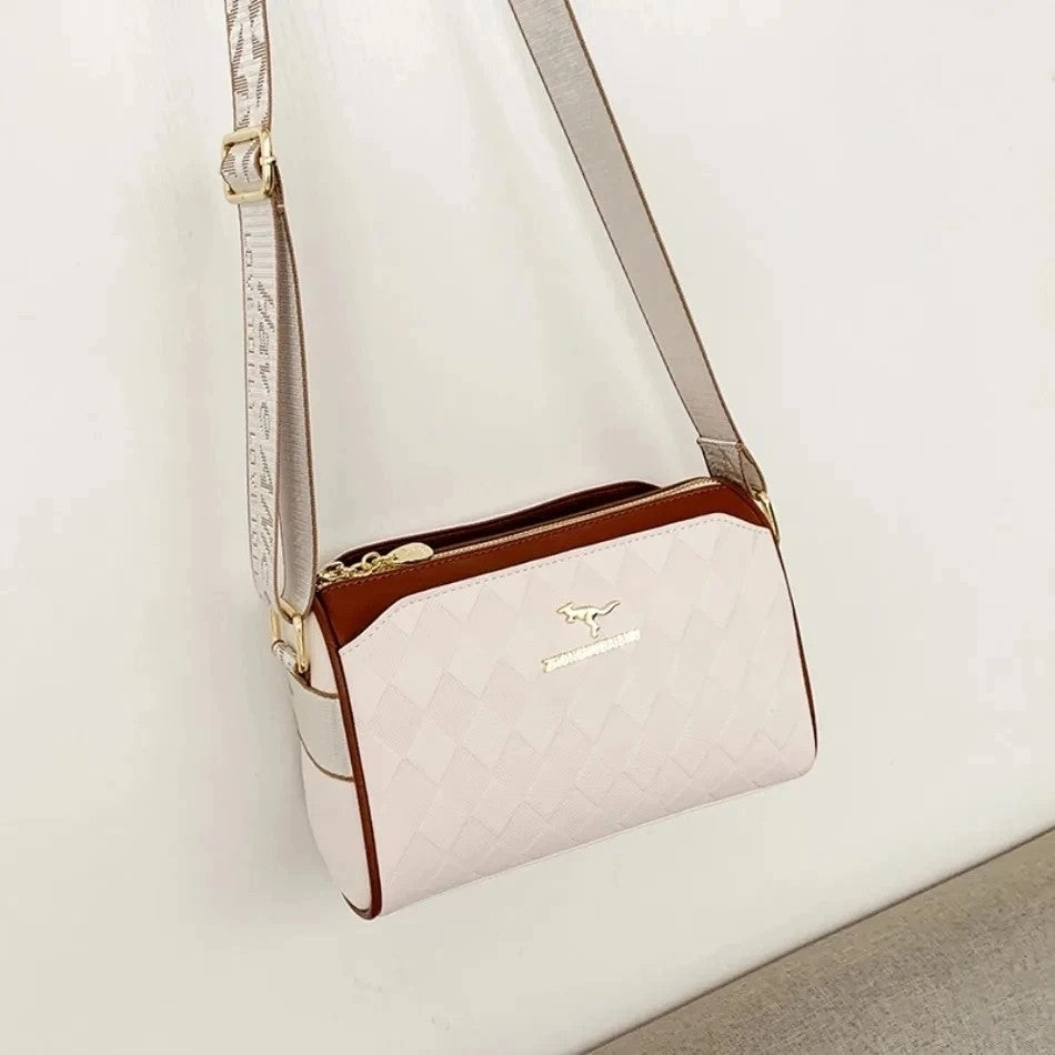 New Luxury High Quality Women Messenger Bag Famous Designer Lady Shoulder Bags Fashionable Checkered Trendy Crossbody Sac A Main