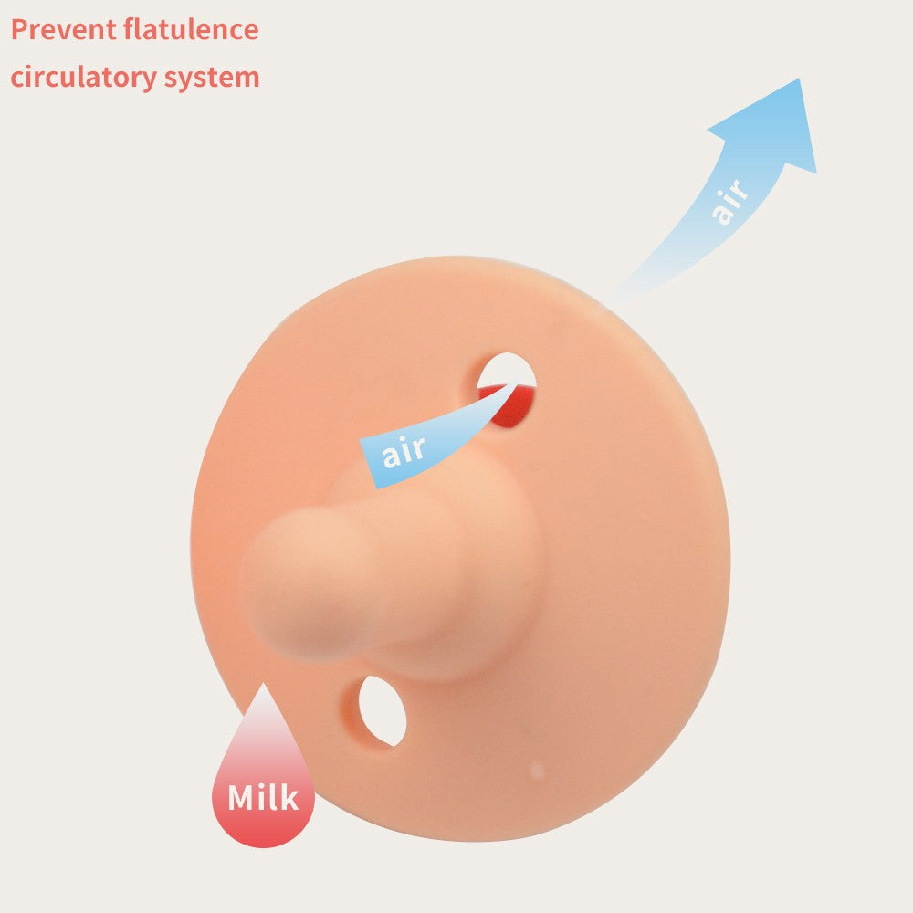 TYRY.HU Baby Newborn Soft Food Silicone Nipple Infant Safe Circle Type Nipples Toddler Pacifier Kids Teether Toy For Boy Girls