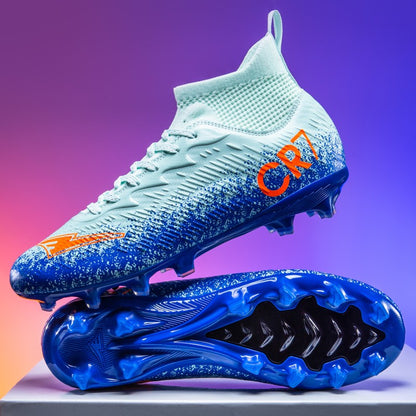 New Men Football Boots Sneakers High-top Non-Slip Futsal High-quality Soccer Shoes Cleats Grass Match Indoor Hot-selling FG/TF