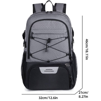 Mochila Esportiva de Basquete para Deslocamento Caminhada Trekking Acampamento com Bolso para Calçados, Viagem ao Ar Livre, Futebol, Academia, Mochila Escolar