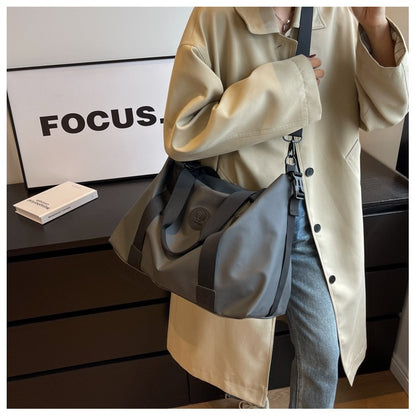 Travel bag Men's and women's tote bag Large capacity travel duffel Yoga exercise  Oxford cloth waterproof fitness bag