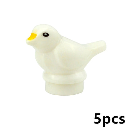 Creative DIY Model cute little Animal MOC Brick Building Blocks Pet Zoo Dog Duck Tortoise Penguin Cat Pig Bird Rabbit Toys