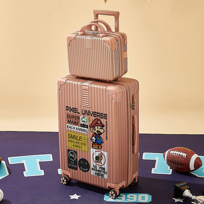 2025 New Large-capacity Suitcase 20/22/24/26/28-inch Cart Box Travel Boarding Case Portable Trolley Suitcase Roller Suitcase