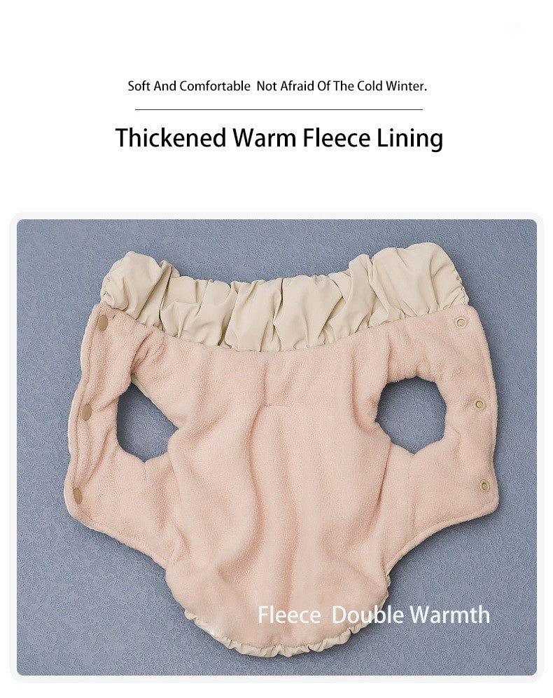 Roupa de cachorro com alças quentes, jaquetas de algodão, jaquetas de duas pernas para animais de estimação, roupas de cachorro de porte médio, roupas de outono-inverno
