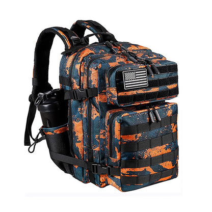 LHI Mochila Tática 45L/35L/25L para Homens e Mulheres, À Prova D'Água, Bolsa de Ginástica para Atletas, Mochila de Viagem para Caminhada ao Ar Livre com Porta-Garrafas