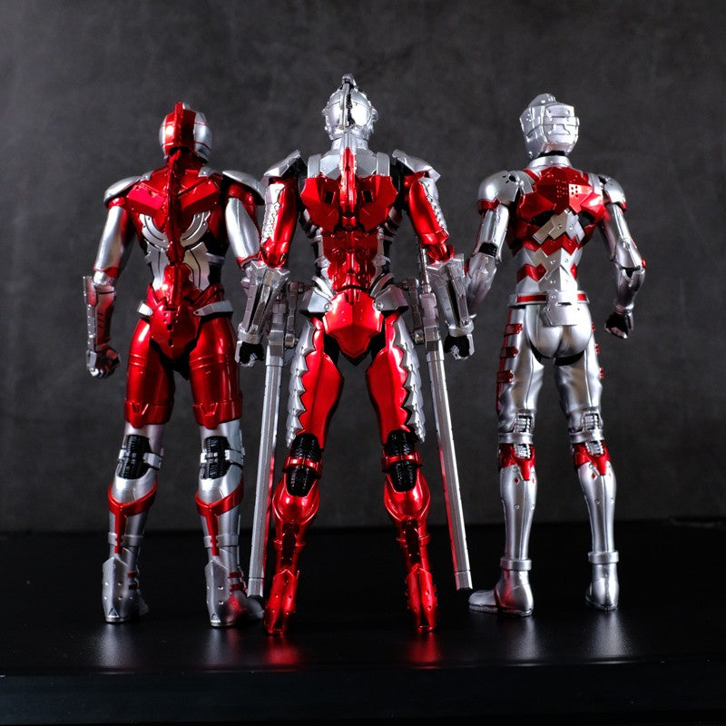 Boneco Articulado Ultraman ZD Toys Kotaro Higashi Terno Zero Terno Tiga Terno Ace Ultra Seven Ultraman Jack Modelo Colecionável Adulto