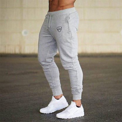 Shield Print New Men's Sweatpants Spring Autumn Breathable Jogging Pants Multiple Packs Male Outdoor Concise Straight Trousers