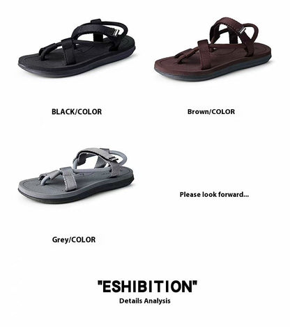 Summer Versatile Breathable Sandals, Wear-Resistant Sports and Leisure Beach Shoes for Men to Wear While Driving
