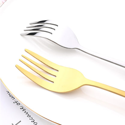 Drmfiy Conjunto de Talheres Pretos de 5/7 Peças para Servir, Utensílios de Jantar, Buffet, Talheres para Catering, Conjunto de Escumadeiras, Colheres, Garfos, Talheres de Prata