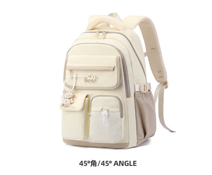 Conjunto de 4 peças de mochilas Oxford para estudantes de ensino médio de grande capacidade, mochilas escolares para adolescentes do ensino médio