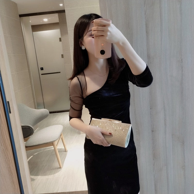 Luxurious ladies' dinner bag, exquisite evening dress bag, princess party bag