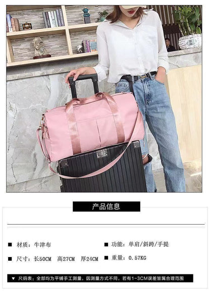 Overnight Weekend Gym Yoga Luggage Bags Women Sport Duffle Bag Travel Handbag Large Capacity Travel Bag Sports Bags