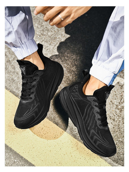 Tênis de Corrida Masculino com Placa de Carbono e Amortecimento de Ar, Tênis Esportivo Feminino Macio e Robusto, Sapatos Casuais para o Dia a Dia e Caminhada ao Ar Livre