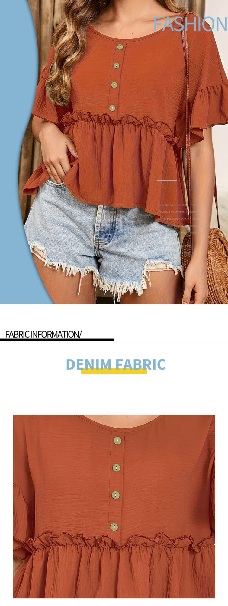 Light brown Women's plus size shirt summer chic elegant shirt casual women's fashionable shirt Light brown