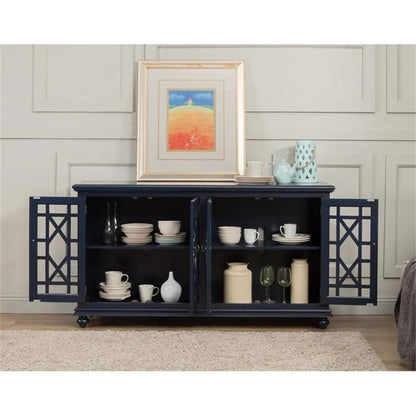 "Elegant TV Stand - 63" W x 35" H Slim Media Console, Modern Design for Living Room & Bedroom";;VERDADEIRO;;"Antique Black