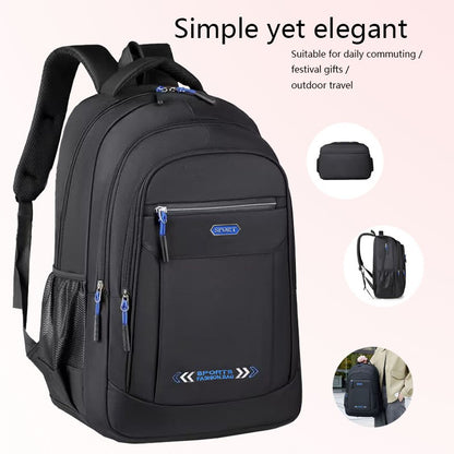 Neutral style backpack for men and women,suitable for travel and business students.Double-shoulder bag made of nylon material