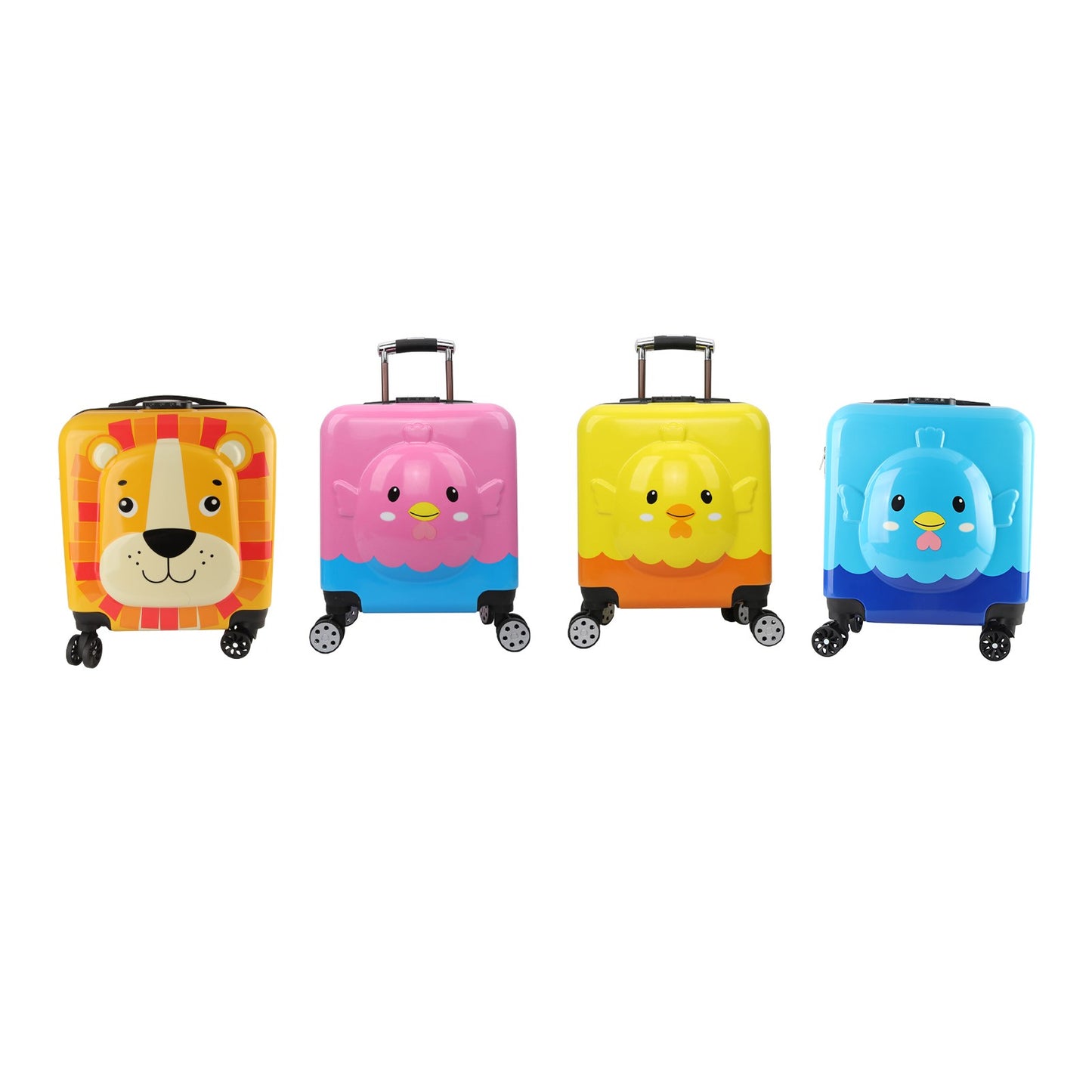 Mala Infantil com Rodas Giro 360 Unissex com Compartimento para Viagem