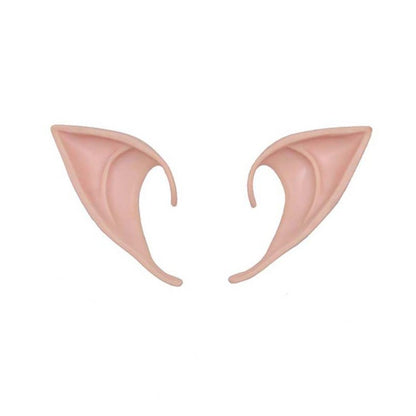Lilia Vanrouge Cosplay Wig Black Purple Mixed Short Heat Resistant Synthetic Hair Halloween Party Anime Wigs + Wig Cap + Ears
