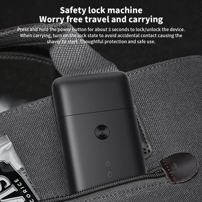 Xiaomi Mijia Electric Shaver Reciprocating Dual Cutter Blade Waterproof Mini Portable Rechargeable Magnetic Knife Holder Razor
