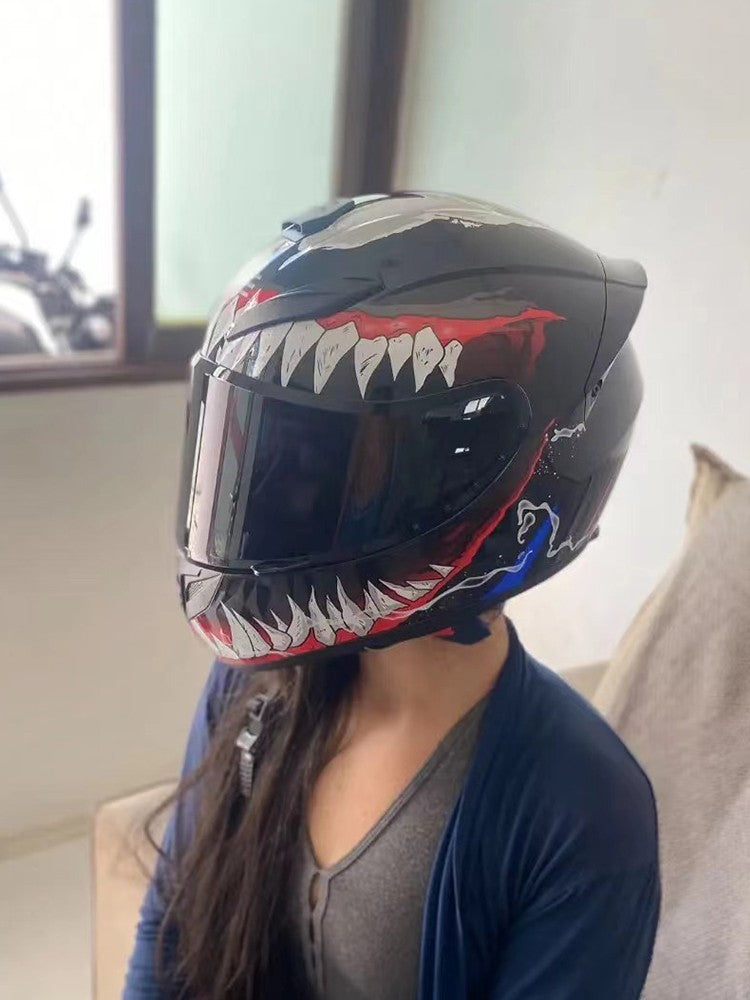 Motorcycle For Venom Helmet Unisex DOT Helmet cruise retro Motocross Full Face Helmet riding Helmet Casco Capacete
