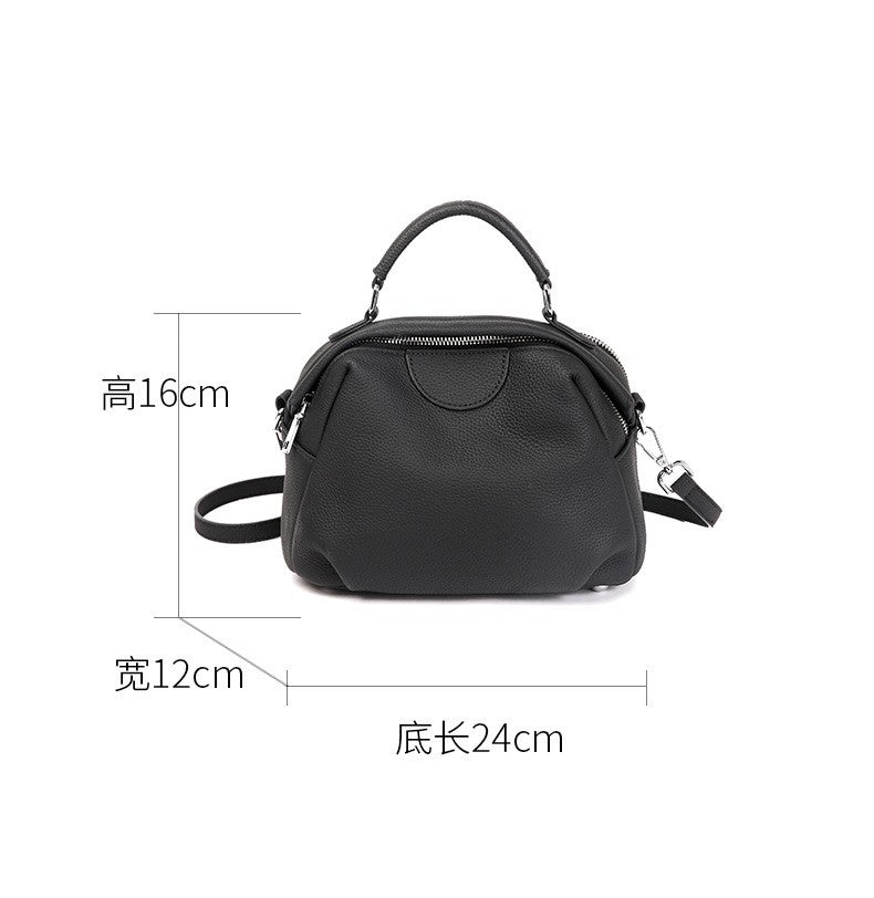 Genuine Leather Women's Bag 2026 New Luxury Designer Handbags Women High Quality Cowhide Shoulder Bag Versatile Crossbody Bags