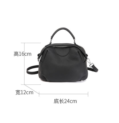 Genuine Leather Women's Bag 2026 New Luxury Designer Handbags Women High Quality Cowhide Shoulder Bag Versatile Crossbody Bags
