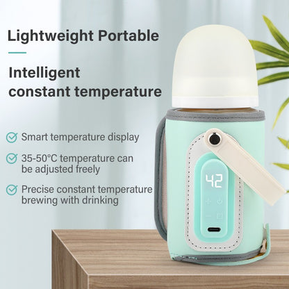 MAMIJOY  Portable Baby Bottle Warmer Feeding Bottle Heat Keeper Travel Warmer Cover USB Heater Outdoor Bottle Warmer