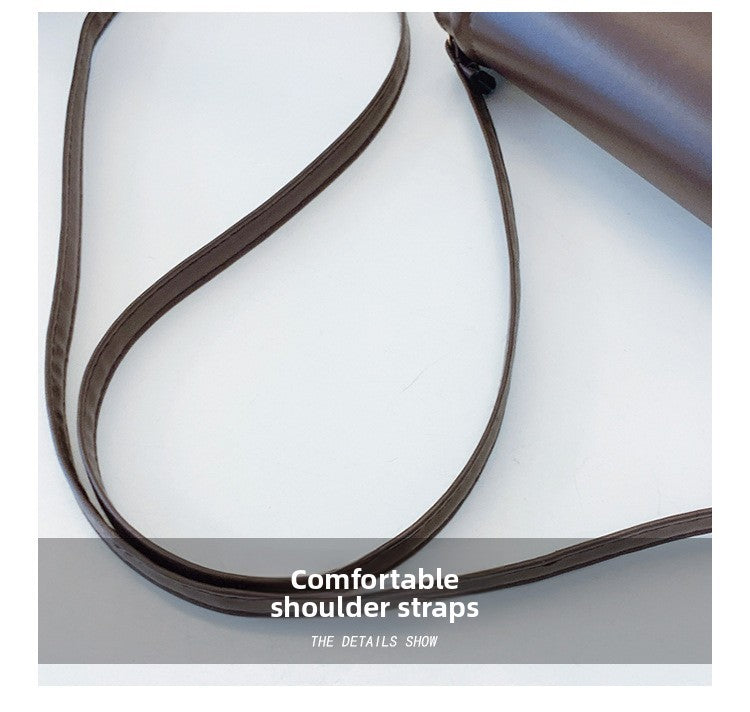 Latest Retro Crossbody Bag for Women High End Fashion Saddle Shoulder Handbag Unique Design