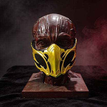 Game Mortal Kombat Bi Han Cosplay Mask NOOB SAIBOT ABS Adult Half Fack Mask Halloween Costume Props
