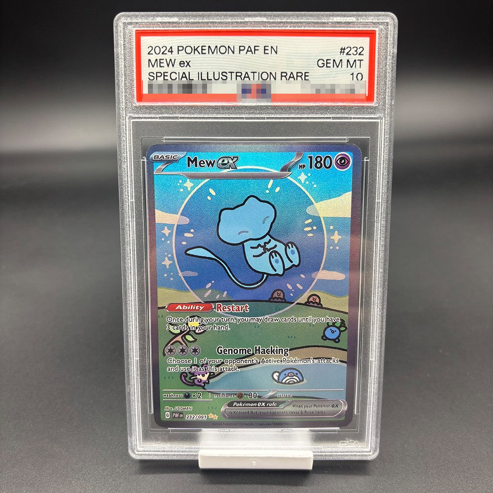 Cartão de Avaliação Versão Inglesa DIY PTCG PIKACHU CHARIZARD MEW Cartão de Coleção Cópia Cartão de Avaliação 10 Pontos Presente de Anime e Jogo