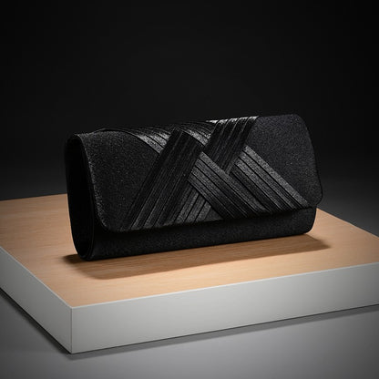 Luxury Stripes Designer One-shoulder bag Envelope Evening Clutch Bags hardware shoulder bag women wedding party gift bag