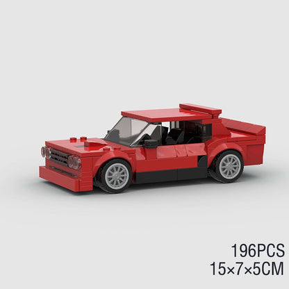 MOC Carro Esportivo de Corrida Veículo Cidade Speed Racer Modelo Técnico Blocos de Construção Tijolos Supercarro F1 Brinquedos Infantis Presentes para Meninos NSX