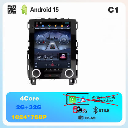 Rádio Android 15 Para Renault Koleos Megane 4 Samsung SM6 Talisman 2017 - 2019 Carro Multimídia carplay sem fio auto 5G WiFi GPS
