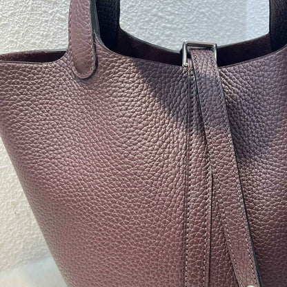 Mendy Women's Bag Lady Bucket Bags Luxury Designer High End Bag Quality Genuine Leather TC Tote Hand Bags 18 Shoulder Bag Shop