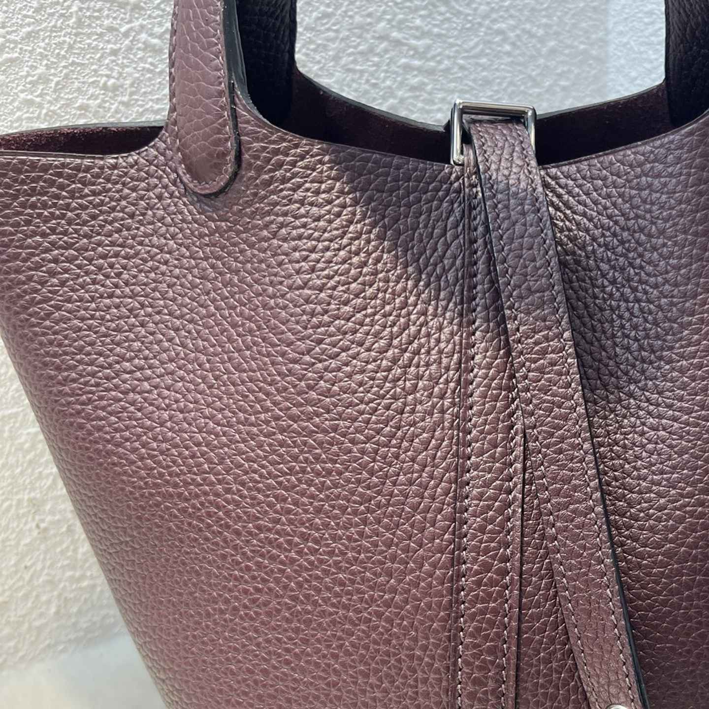 Mendy 22 CM Large size Top Quality Bucket Bags Women's Bag Lady Luxury Designer High End Bag TC Cowhide Golden Sliver