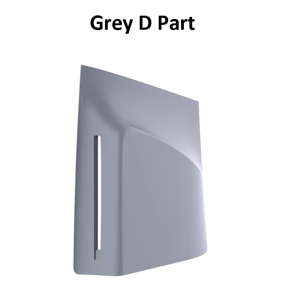 Replacement White Digital E Part Faceplate For PS5 Pro PS5 Slim Case Side Shell Dustproof For PS5 Slim/Pro Console Accessories