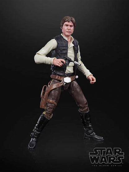 Original Hasbro Star Wars The Black Series Han Solo (Endor) Anime Figure Toys Collection Model