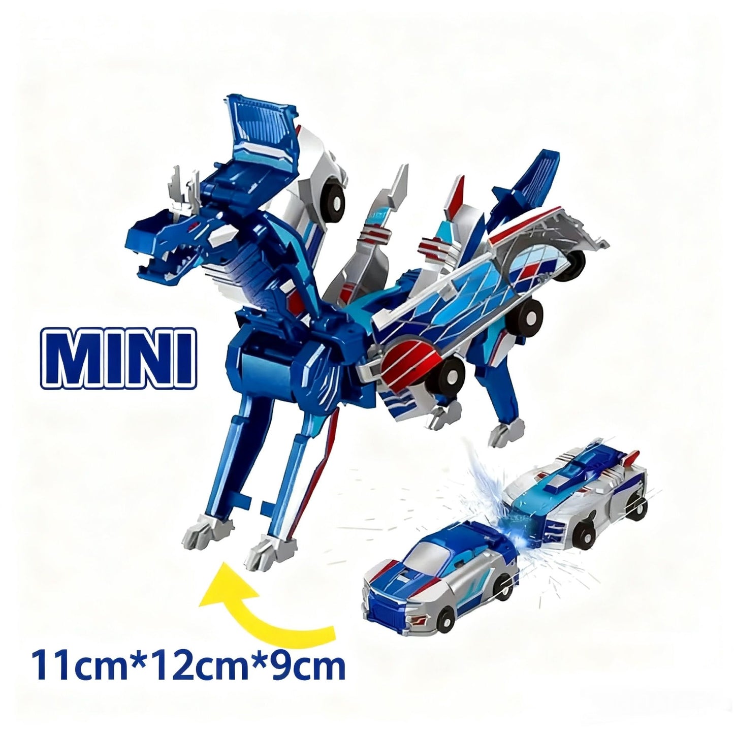 Carro Deus Rápido Brinquedo de Transformação Dinossauro Dragão Voador Combinação Pégaso Unicórnio Colisão Magnética Transformação Brinquedo Divertido