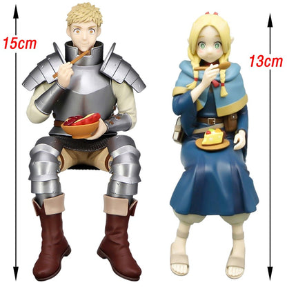 Delicious In The Dungeon Marcille Donato Estátua de Anime Girl Dungeon Food Leo Stouten Action Figure Modelo Boneca Sentada Brinquedo de Presente