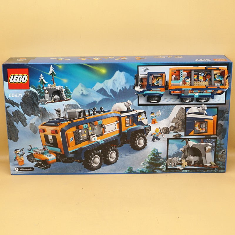 LEGO® City Caminhão Laboratório de Exploração Ártica 60471 5 Minifiguras de Exploradores e 3 Lobos-Árticos de Brinquedo Idades 8+ 1064 Peças
