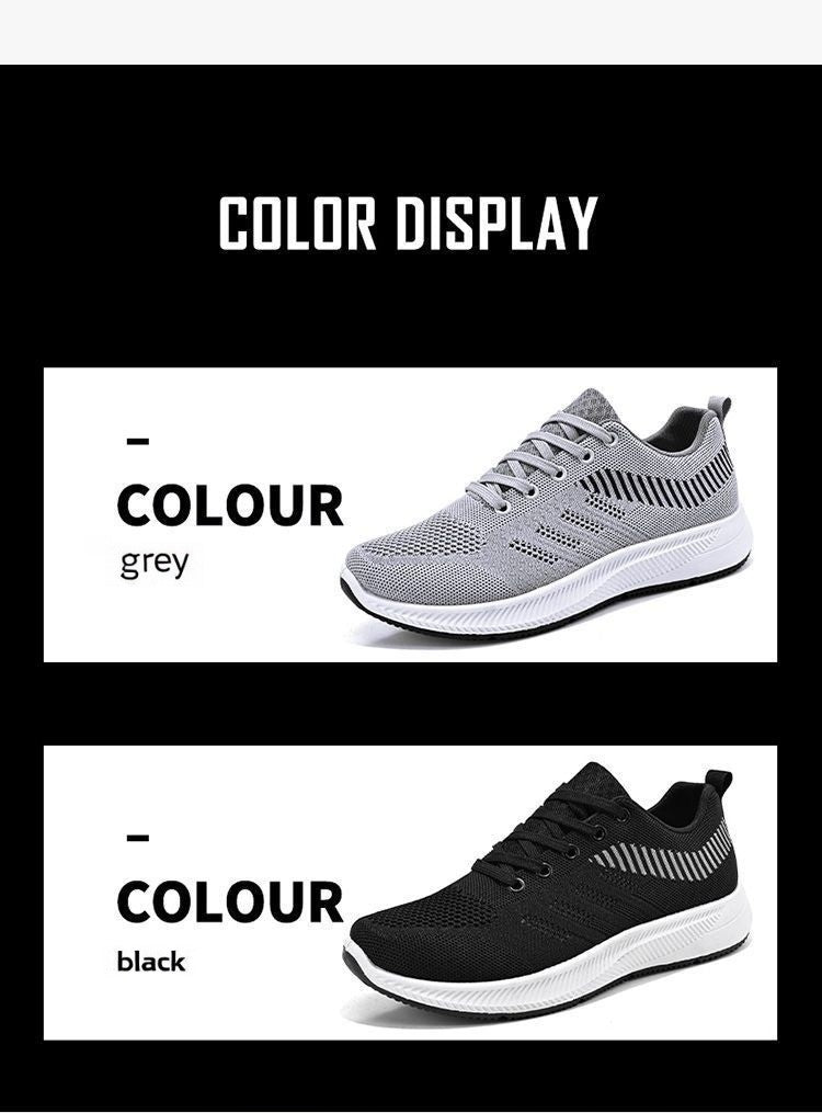 Men's casual shoes, 2025 trendy and fashionable sports shoes, breathable running shoes, outdoor walking training tennis shoes