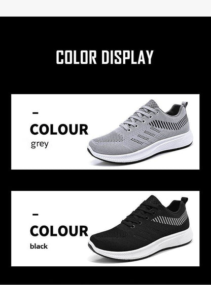 Men's casual shoes, 2025 trendy and fashionable sports shoes, breathable running shoes, outdoor walking training tennis shoes